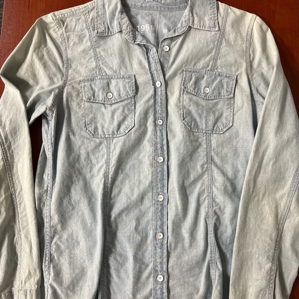Light Blue Denim Shirt